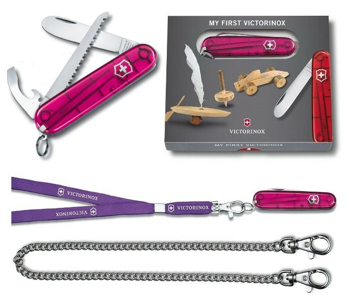 Thikë xhepi "VICTORINOX-I IM I PARË" - rozë