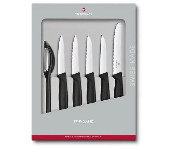 Thika kuzhine Swiss Classic Set 6 pjese, gift box, e zeze