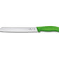 Thikë kuzhine Swiss Classic 21cm, për bukë, e gjelbërt