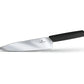 Thikë kuzhine Swiss Modern, 20 cm, e drejtë, me fluks, e zezë, flluskë