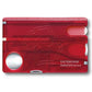 Set për mirëmbajtjen e thonjëve"Swiss Card - Nailcare"- e kuqe