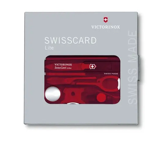 "SwissCard Lite" (me dritë), e kuqe e tejdukshme