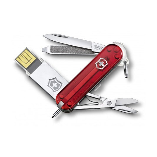 Thikë xhepi "VICTORINOX@WORK USB KEY WITH TOOLS RED 16GB"