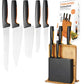Set thika Fiskars Bamboo, 5 copë